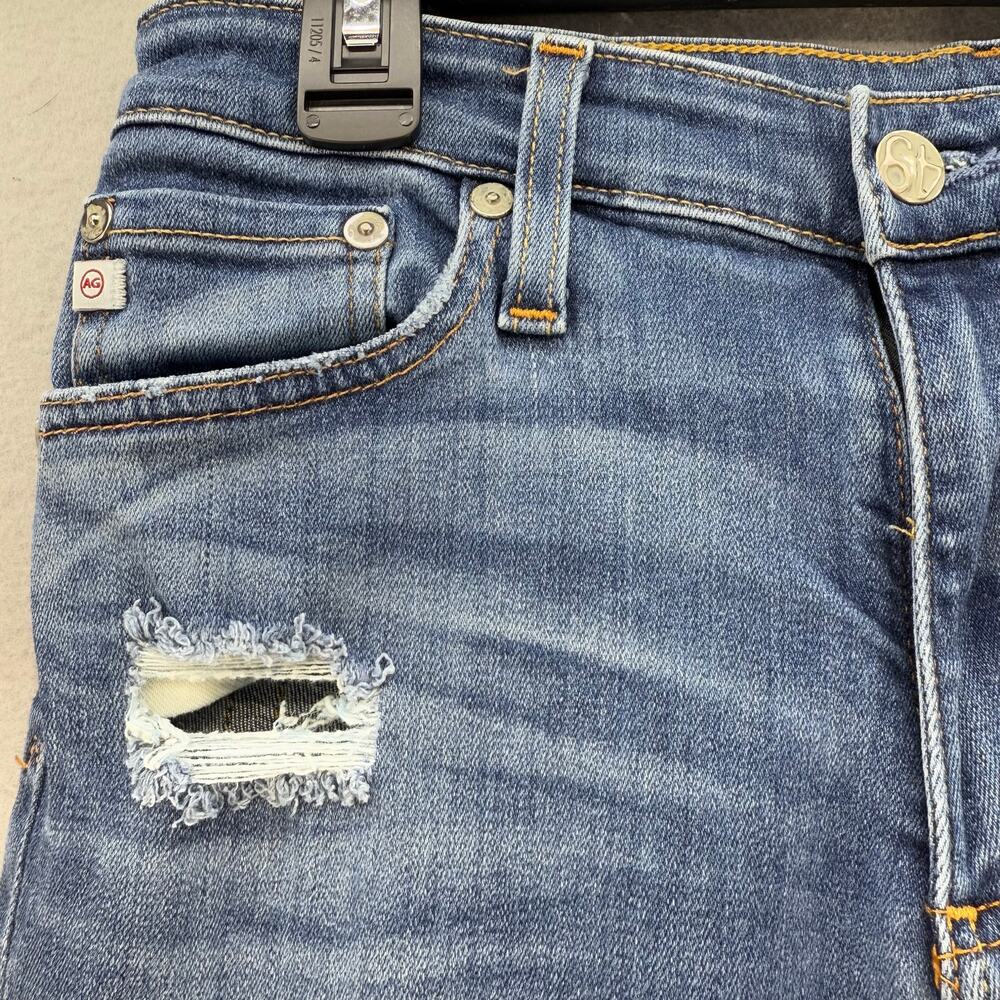 AG-ED Denim Jeans Women's 26R The Farrah Skinny Blue Adriano Goldschmied Preppy - Picture 4 of 13